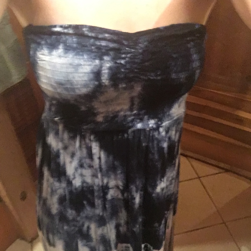 tie dye maxi dress